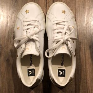 Madewell x VEJA white leather sneakers